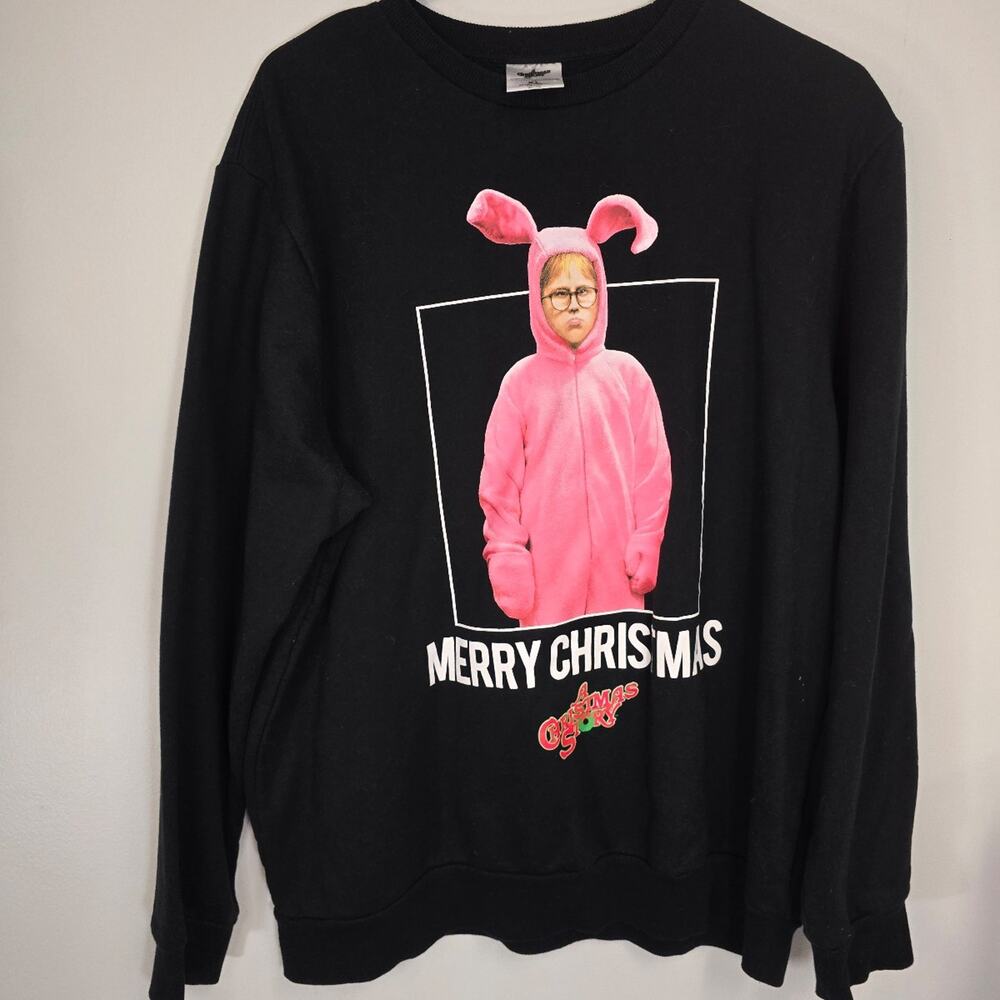 A Christmas Story "You'll Shoot Your Eye Out" Graphic Sweatshirt woman's XL